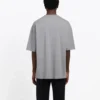 Tricou cu mânecă scurtă pentru bărbați Balenciaga cu imprimeu logo BB, gri 544271TCV251300