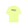 Tricou cu mânecă scurtă pentru bărbați Balenciaga cu imprimeu logo, galben, 641675TJVF77110
