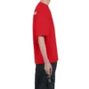 Tricou cu mânecă scurtă pentru bărbați Balenciaga cu logo mare, stil retro, roșu 612966TIVG56540