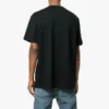 Tricou cu mânecă scurtă pentru bărbați Balenciaga cu logo, tricotat, negru 556150TYK281000