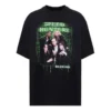 Tricou cu mânecă scurtă pentru bărbați Balenciaga Speedhunters Band, negru, 556133TCV381000
