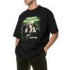 Tricou cu mânecă scurtă pentru bărbați Balenciaga Speedhunters Band, negru, 556133TCV381000