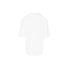 Tricou cu mânecă scurtă pentru bărbați Balenciaga SS21, cu imprimeu de maraton și logo, alb 641614TJVK69040 Tricou cu mânecă scurtă pentru bărbați Balenciaga SS21, cu imprimeu de maraton și logo, alb 641614TJVK69040
