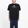 Tricou cu mânecă scurtă pentru bărbați Balenciaga SS21 cu logo B Alphabet, model negru 570803TFV761000