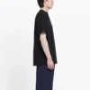 Tricou cu mânecă scurtă pentru bărbați Balenciaga SS21 cu logo B Alphabet, model negru 570803TFV761000