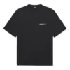Tricou cu mânecă scurtă pentru bărbați Balenciaga SS21 cu logo brodat, negru, 641675TKV861070