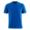Tricou cu mânecă scurtă pentru bărbați Balenciaga SS21 cu logo mic „Alphabet”, albastru 556151TBV438077