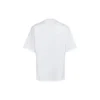 Tricou cu mânecă scurtă pentru bărbați Balenciaga SS21 Word, alb, 641613TJVI59040