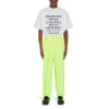 Tricou cu mânecă scurtă pentru bărbați Balenciaga SS21 Word, alb, 641613TJVI59040