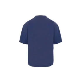 Tricou cu mânecă scurtă retro Balenciaga SS21 pentru bărbați, albastru 612966TJV874866 Tricou cu mânecă scurtă retro Balenciaga SS21 pentru bărbați, albastru 612966TJV874866