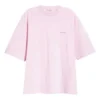 Tricou cu mânecă scurtă, roz, cu logo mic „Basic Alphabet” 571205TEV182014