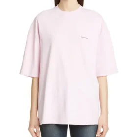 Tricou cu mânecă scurtă, roz, cu logo mic „Basic Alphabet” 571205TEV182014 Tricou cu mânecă scurtă, roz, cu logo mic „Basic Alphabet” 571205TEV182014