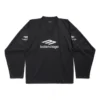 Tricou cu mâneci lungi 3B Sports Icon Ski, croială largă, „Negru” 779988TPVQ51000