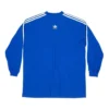 Tricou cu mâneci lungi Balenciaga x adidas Oversized „Blue” 728789TNVA65531