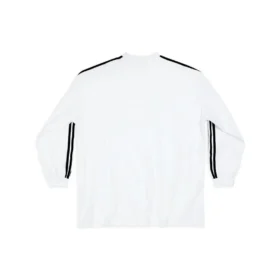 Tricou cu mâneci lungi Balenciaga x adidas, oversized „White” 728789TNVA61156 Tricou cu mâneci lungi Balenciaga x adidas, oversized „White” 728789TNVA61156