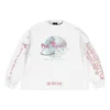 Tricou cu mâneci lungi Balenciaga x Pink Martini Oversized „Ecru” 699191TMVN99800