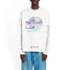 Tricou cu mâneci lungi Balenciaga x Pink Martini Oversized „Ecru” 699191TMVN99800