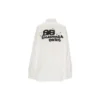 Tricou cu mâneci lungi BB, desenat manual, croială oversized „White” 725722TYB189000