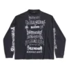 Tricou cu mâneci lungi, croială medie, din metal, de tip DIY „Black White” 699191TPVO31569
