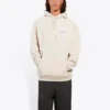 Tricou cu mâneci lungi din fleece Balenciaga pentru bărbați, alb cremos 600583TJVA89055