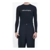Tricou cu mâneci lungi elastic pentru bărbați Balenciaga, cu imprimeu simbolic creativ al logo-ului, negru 620966TIV491070