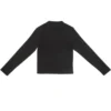 Tricou cu mâneci lungi Fashion Institute, croială medie „Black” 698124TMVH51073