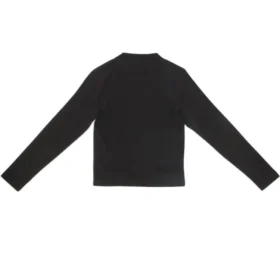 Tricou cu mâneci lungi Fashion Institute, croială medie „Black” 698124TMVH51073 Tricou cu mâneci lungi Fashion Institute, croială medie „Black” 698124TMVH51073