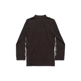 Tricou cu mâneci lungi fără logo „Negru-Gri” 788244TQVK51200 Tricou cu mâneci lungi fără logo „Negru-Gri” 788244TQVK51200