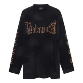 Tricou cu mâneci lungi Heavy Metal, croială oversized „Black Faded” 739783TOVE11055 Tricou cu mâneci lungi Heavy Metal, croială oversized „Black Faded” 739783TOVE11055