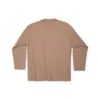 Tricou cu mâneci lungi și croi oversized „Khaki” 681046TNVL17761