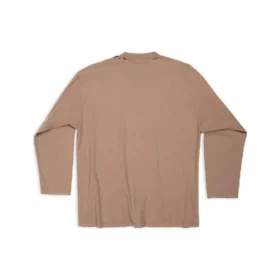 Tricou cu mâneci lungi și croi oversized „Khaki” 681046TNVL17761 Tricou cu mâneci lungi și croi oversized „Khaki” 681046TNVL17761
