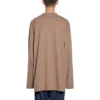 Tricou cu mâneci lungi și croi oversized „Khaki” 681046TNVL17761