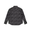 Tricou cu mâneci lungi și imprimeu Logomania pe toată suprafața „Negru” 662983TNLL11070