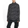 Tricou cu mâneci lungi și imprimeu Logomania pe toată suprafața „Negru” 662983TNLL11070
