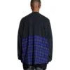 Tricou cu mâneci lungi și patch-uri BB Authentic „Black Blue” 698227TMM085212
