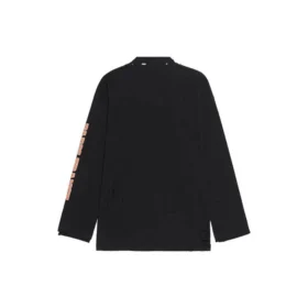 Tricou cu mâneci lungi Maison Balenciaga „Negru” 681046TLVJ11074 Tricou cu mâneci lungi Maison Balenciaga „Negru” 681046TLVJ11074