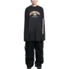Tricou cu mâneci lungi Maison Balenciaga „Negru” 681046TLVJ11074