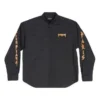 Tricou cu mâneci lungi Metallica, croială oversized „Negru-portocaliu” 699053TYB181000