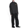 Tricou cu mâneci lungi Metallica, croială oversized „Negru-portocaliu” 699053TYB181000