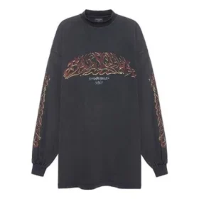 Tricou cu mâneci lungi Offshore Oversized „Black Faded” 739027TPVM81568 Tricou cu mâneci lungi Offshore Oversized „Black Faded” 739027TPVM81568