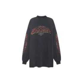 Tricou cu mâneci lungi Offshore Oversized „Black Faded” 739027TPVM81568 Tricou cu mâneci lungi Offshore Oversized „Black Faded” 739027TPVM81568