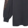 Tricou cu mâneci lungi Offshore Oversized „Black Faded” 739027TPVM81568