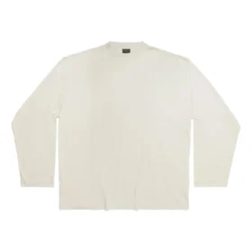 Tricou cu mâneci lungi Oversized „Off White” 739783TOVF49199