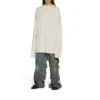 Tricou cu mâneci lungi Oversized „Off White” 739783TOVF49199
