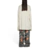 Tricou cu mâneci lungi Oversized „Off White” 739783TOVF49199