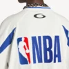 Tricou cu mâneci lungi oversized pentru bărbați, din colecția Balenciaga | NBA, în culorile alb/multicolor