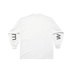 Tricou cu mâneci lungi Oversized „White” de la Bal.com 739027TOVO19081