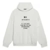 Tricou cu mâneci lungi pentru bărbați Balenciaga FW21 „Hi My Name Is” cu model alfabetic, alb, 651799TKVF29081