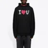 Tricou cu mâneci lungi pentru bărbați Balenciaga SS21 cu imprimeu alfabetic, negru 570811TJVL61070
