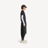 Tricou cu mâneci lungi pentru bărbați, stil techwear, în albastru închis/alb
